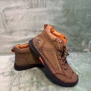 Salkin USA boots 2317-42 brown lace up flats